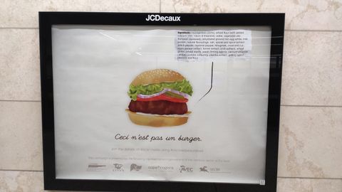 Imagen de la campa�a que inund� el metro de Bruselas