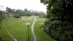 Vistas del parque de Belv�s desde la Casa da Xuventude