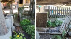 Estado actual de la desembocadura de los residuos, debajo de un h�rreo