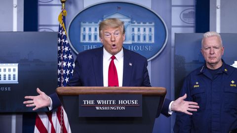 Donald Trump ha cargado de nuevo contra la gestión china de la pandemia