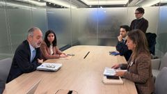 La conselleira de Mar, Marta Villaverde, se reunin con el eurodiputado del PP Francisco Milln Mon