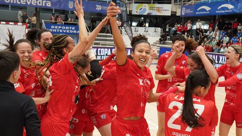 Final de la Copa Galicia 2026 entre Poio Pescamar y Castro Bloques Cando disputada en Pontevedra