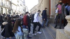 Examen mir del pasado 29 de enero en la Facultad de Medicina de Santiago