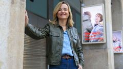 La candidata socialista a presidenta de Arag�n, Pilar Alegr�a, en una entrevista con Efe en Zaragoza.