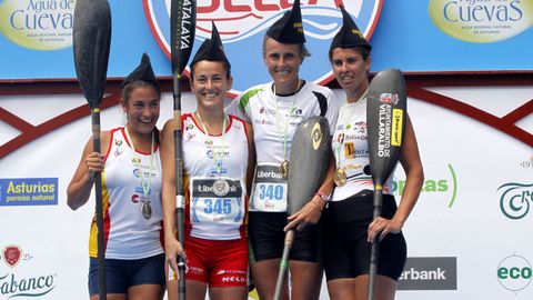 Ganadoras en la categor�a C2 femenina