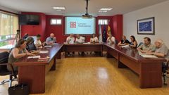 Imagen del pleno, pedido por la oposici�n, para debatir sobre la crisis del agua en Cesuras.
