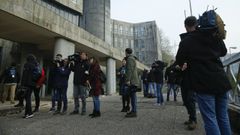 En una foto de archivo, la sede de los juzgados de Santiago, en la que se encuentra la secci�n compostelana de la Audiencia Provincial