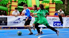 Once equipos participaron ayer en la tercera edici�n del torneo infantil Memorial Juan Insua de Cambeda.