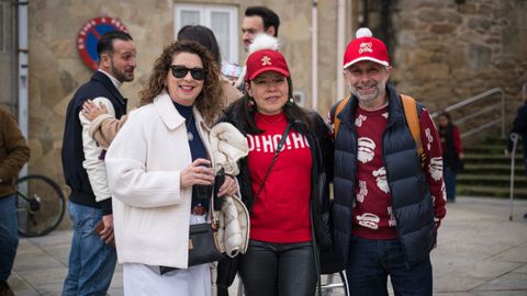 Fiesta en el barrio pobrense de A Covecha en Nochebuena.