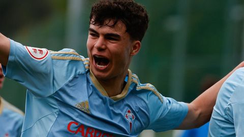 Manu Rodr�guez, durante su etapa en el Celta Juvenil A.