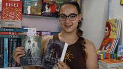 Alexia Moreiras llev� a la feria del libro de Ourense su �ltima publicaci�n, que es la segunda parte de una bilog�a.