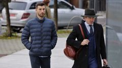 El jugador, entrado en los juzgados acompa�ado de su abogado