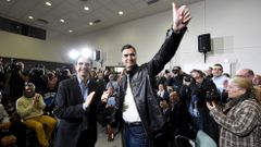 Pedro S�nchez, en un acto celebradi hoy