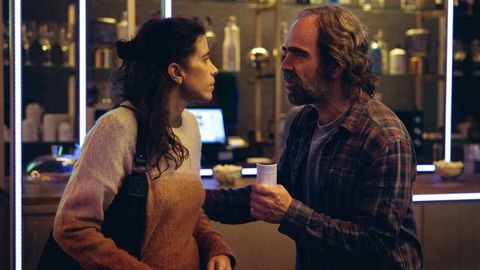 Luisa Mayol y Luis Tosar, pareja en la vida real, en un fotograma del fime de Juan Gali�anes �Fatum�.