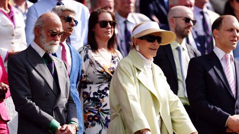 La princesa Mar�a Cristina de Kent, junto a su marido, en una imagen de archivo