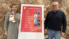 Olga Moj�n e C�sar Fern�ndez na presentaci�n do programa