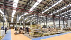 Instalaciones de la f&aacute;brica de muebles Mart&iacute;nez Otero en A Estrada, donde trabajan 396 empleados