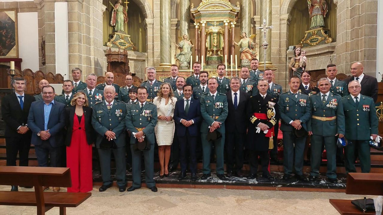 La Guardia Civil celebra su patrona de la Virgen del Pilar en Ferrol
