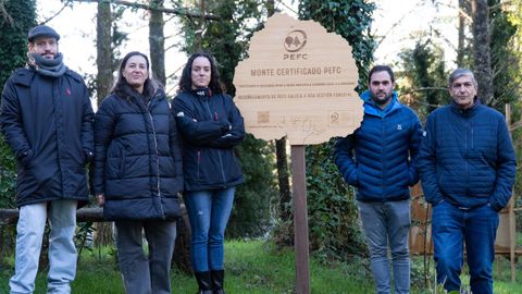 A Panda da D, en As Pontes, fue el primero en recibirel reconocimiento a una gestin forestal sostenible