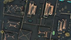 La ceniza y la lava del volc�n de La Palma, a vista de p�jaro