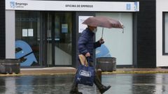 En la imagen, una oficina de empleo en Ferrol