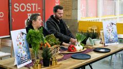 Yoya Blanco y Daniel Lorenzo, presentaron �Pontedetapas� en el Gastroespazo do Mercado