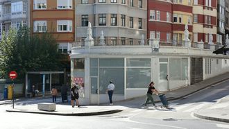 Vista del exterior de la l&aacute;grima de San Roque, junto a la plaza de Espa&ntilde;a