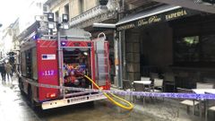 Incendio en un trastero de un edificio en O Carballi�o.