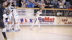 Los jugadores noieses celebrando un gol contra el Jimbee Cartagena