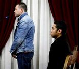 Dennys y Agostinho, durante el juicio en la Audiencia.