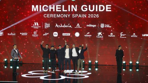 Gala de entrega de las Estrellas Michelin, celebrada en Mlaga