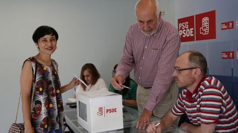 Roc�o de Frutos vota en Ourense