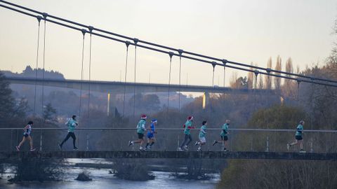 Carrera San Silvestre de Lugo, organizada por el Club Fluvial