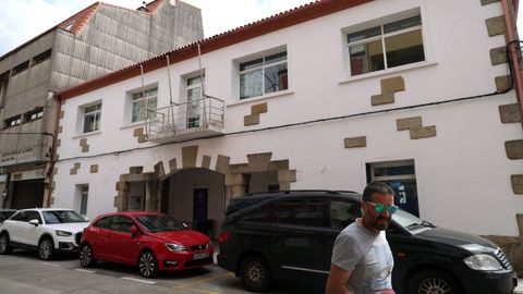 P�sito de la cofrad�a de pescadores de A Pobra que se cede a distintos colectivos locales para sus talleres y ensayos