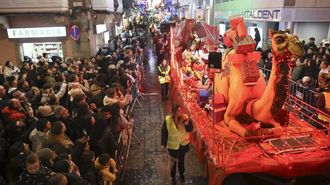 Un momento de la cabalgata de Ferrol del pasado mes de enero.