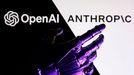 Ilustraci�n con los logos de Anthropic y OpenAI