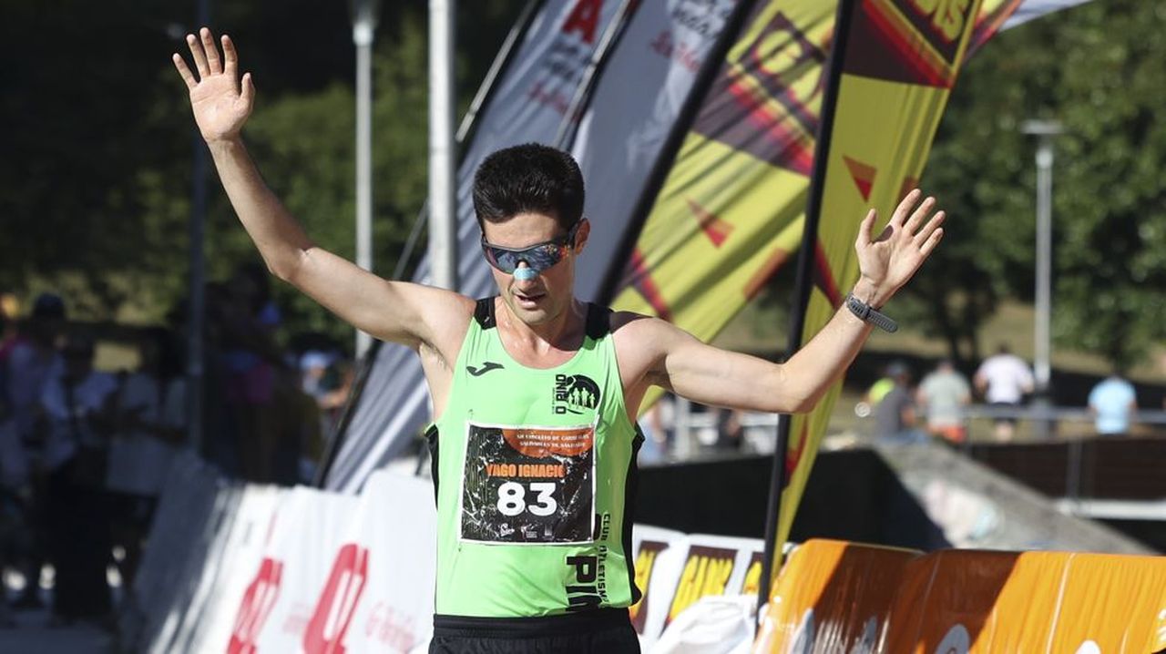 Yago García, con un tiempo de 16.37, gana la Ruta dos Parques del CorreSan