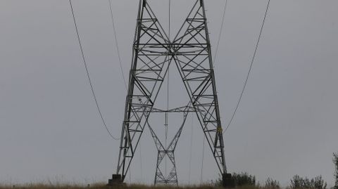 Infraestructuras de transporte de electricidad, en foto de archivo