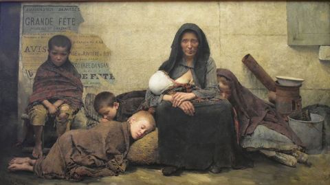 �Sans asile� (1883), de Fernand Pelez de Cordova. Paris Petit Palais 