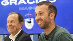 Adri durante su despedida de O Parrulo Ferrol en el 2024. 