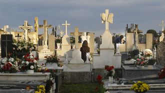 Imagen de archivo de un cementerio