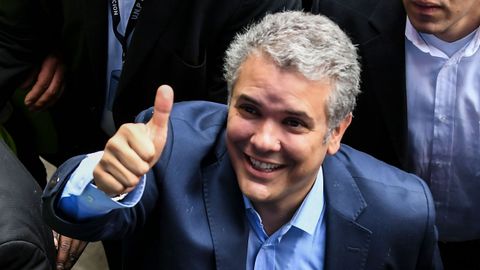 Ivn Duque, candidato presidencial colombiano