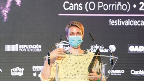 Noem� Chantada recibi� el premio del Festival de Cans en el 2020