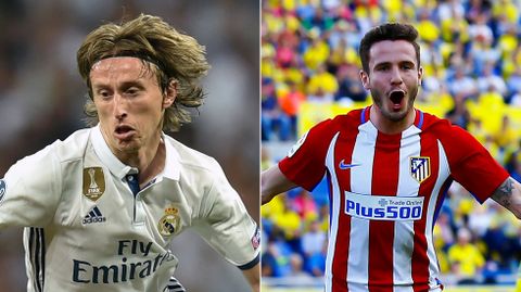MODRIC - SA�L. El croata es un arquetipo. Es superlativo. Hace ganador al Madrid con circulaci�n, manejo de las contras y precisi�n. Sa�l tiene m�s dentro.