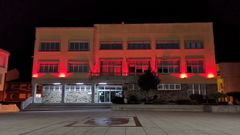 La Costa da Morte se ti�� de rojo para honrar a la Cruz Roja