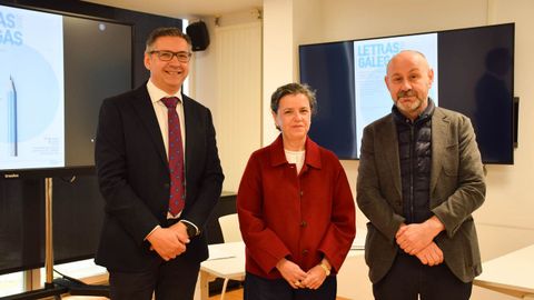 Pablo Grande, Rosal�a Franco e Xos� Manuel Pacho