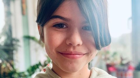 Nara Jim�nez Pedreira, alumna do CEIP de Cai�n (A Laracha)