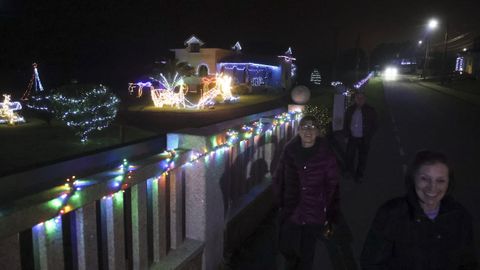 Decoracin de las viviendas de Gunxel, en As Neves