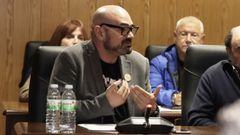 Efr�n Castro en el �ltimo pleno del Concello de Sarria
