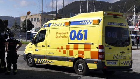 Foto de archivo de una ambulancia del 061 en Viveiro